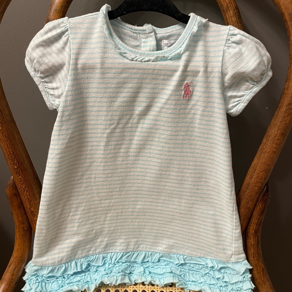 2 piece set-Ralph Lauren Infant cotton dress w/matching bloomers-Size 9 month